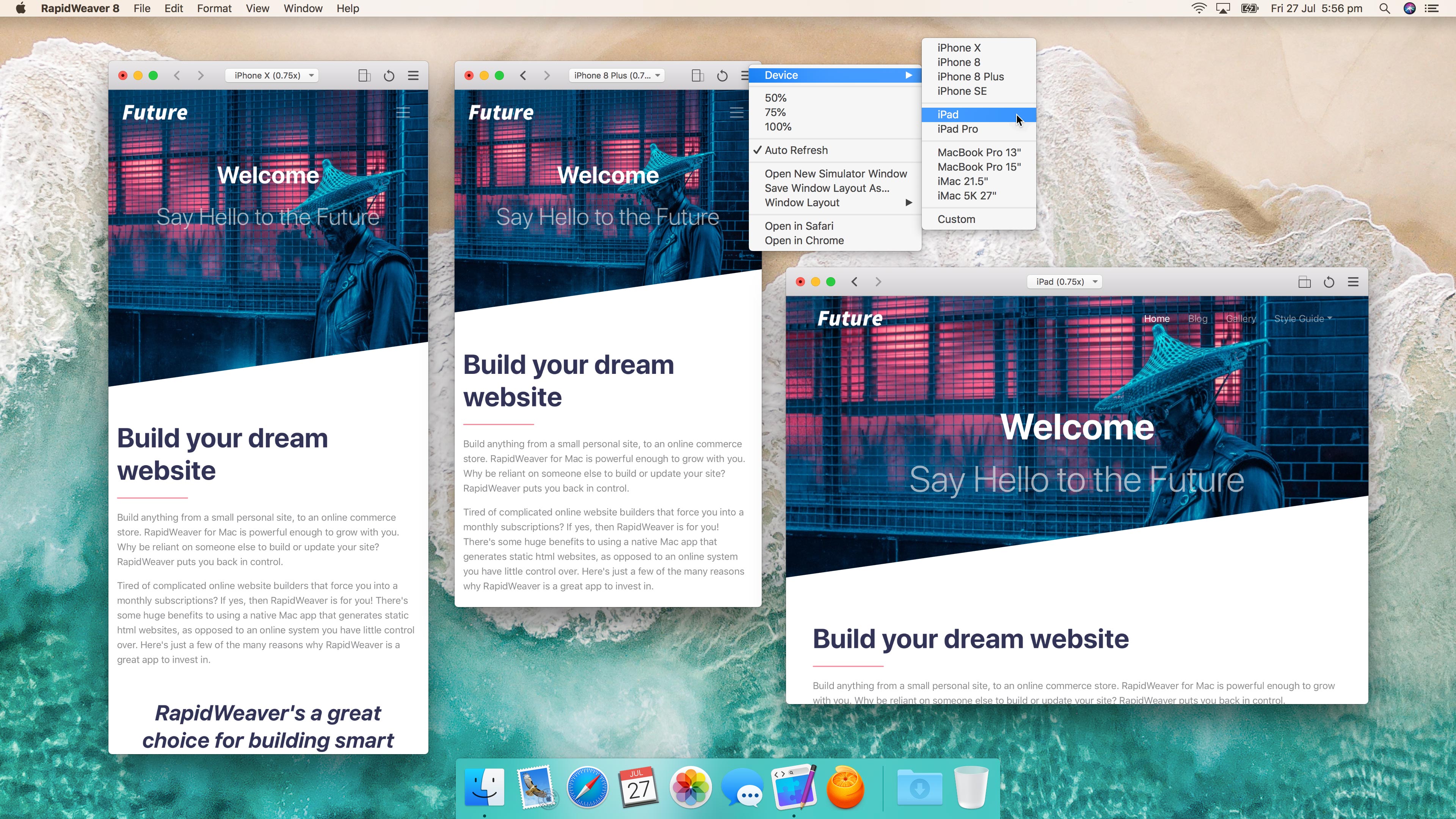 Mac Web Page Software